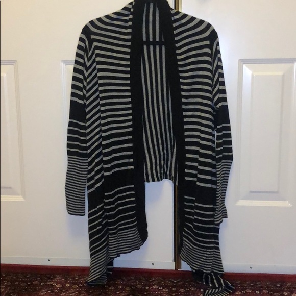 CYC Black Grey High Low Cardigan - Picture 1 of 5